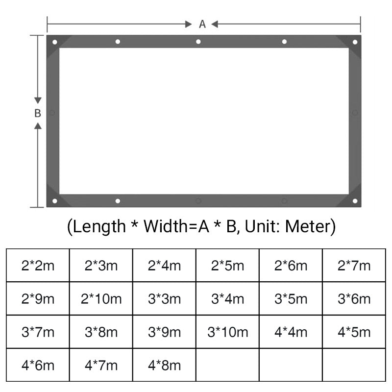 CrystalTarp | UltraClear Heavy-Duty waterdicht zeil – geïsoleerd, UV-bestendig, multifunctioneel