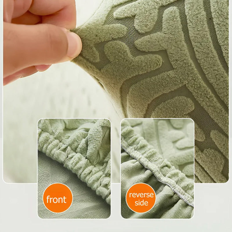 CoverFlex | Elastische Jacquard Eetkamer Stoelhoes – Rekbare Stoelbekleding, Universele Pasvorm
