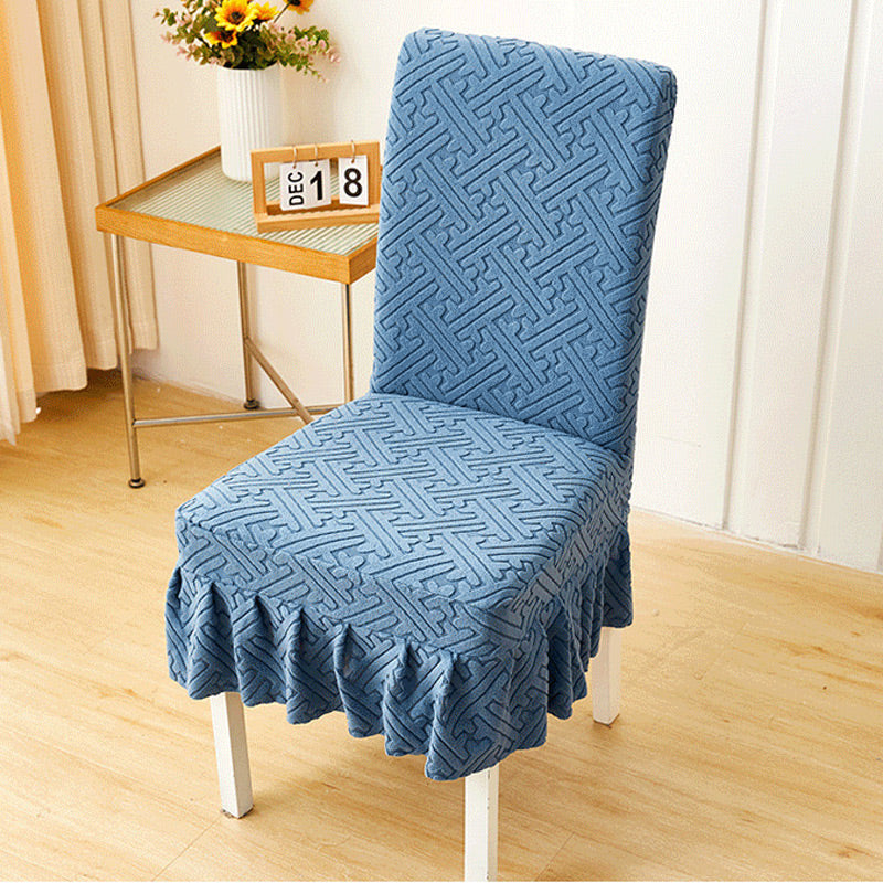 CoverFlex | Elastische Jacquard Eetkamer Stoelhoes – Rekbare Stoelbekleding, Universele Pasvorm