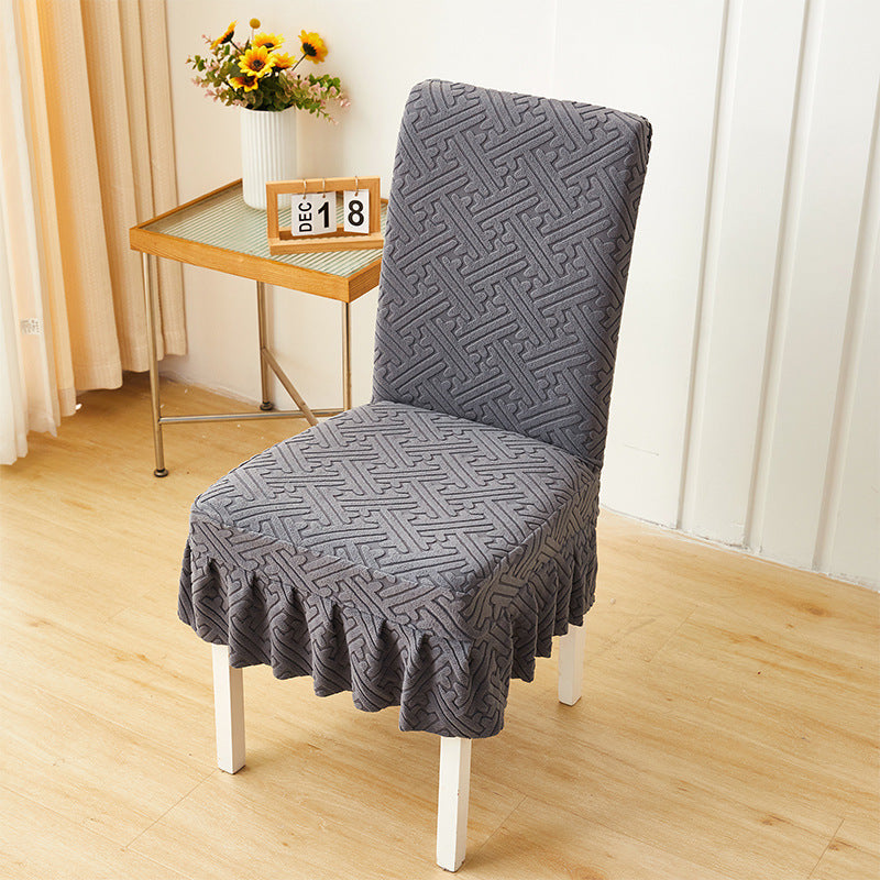 CoverFlex | Elastische Jacquard Eetkamer Stoelhoes – Rekbare Stoelbekleding, Universele Pasvorm