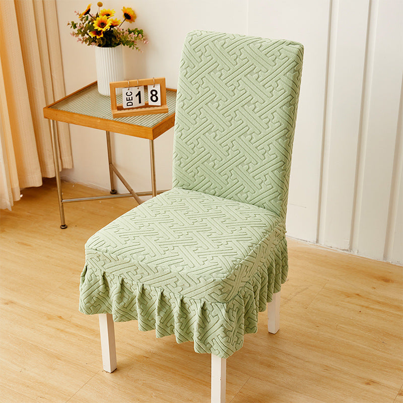 CoverFlex | Elastische Jacquard Eetkamer Stoelhoes – Rekbare Stoelbekleding, Universele Pasvorm