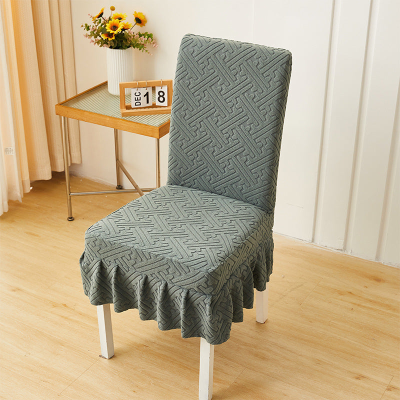 CoverFlex | Elastische Jacquard Eetkamer Stoelhoes – Rekbare Stoelbekleding, Universele Pasvorm