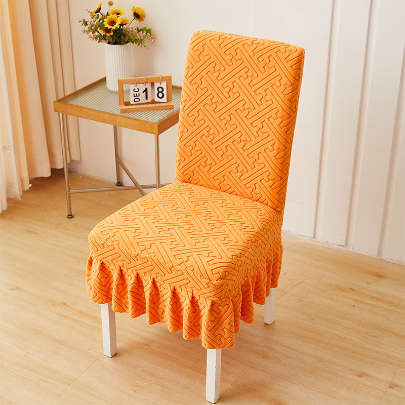 CoverFlex | Elastische Jacquard Eetkamer Stoelhoes – Rekbare Stoelbekleding, Universele Pasvorm