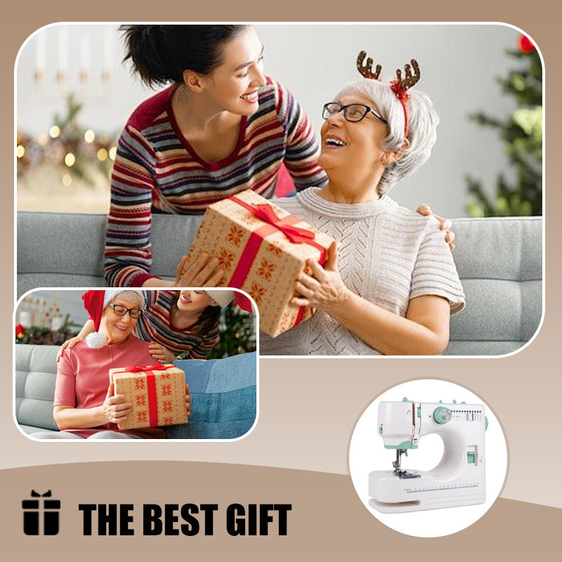 Stitcho | Draagbare elektrische naaimachine voor thuisgebruik – meerdere steken, knoopsgaten en snelheidsregeling