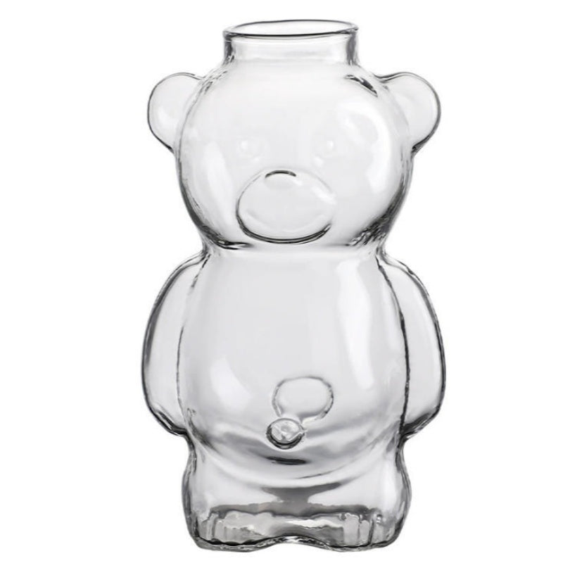 CubCup | Berenglasbeker – 320 ml, hoogwaardig borosilicaatglas, schattig drinkglas