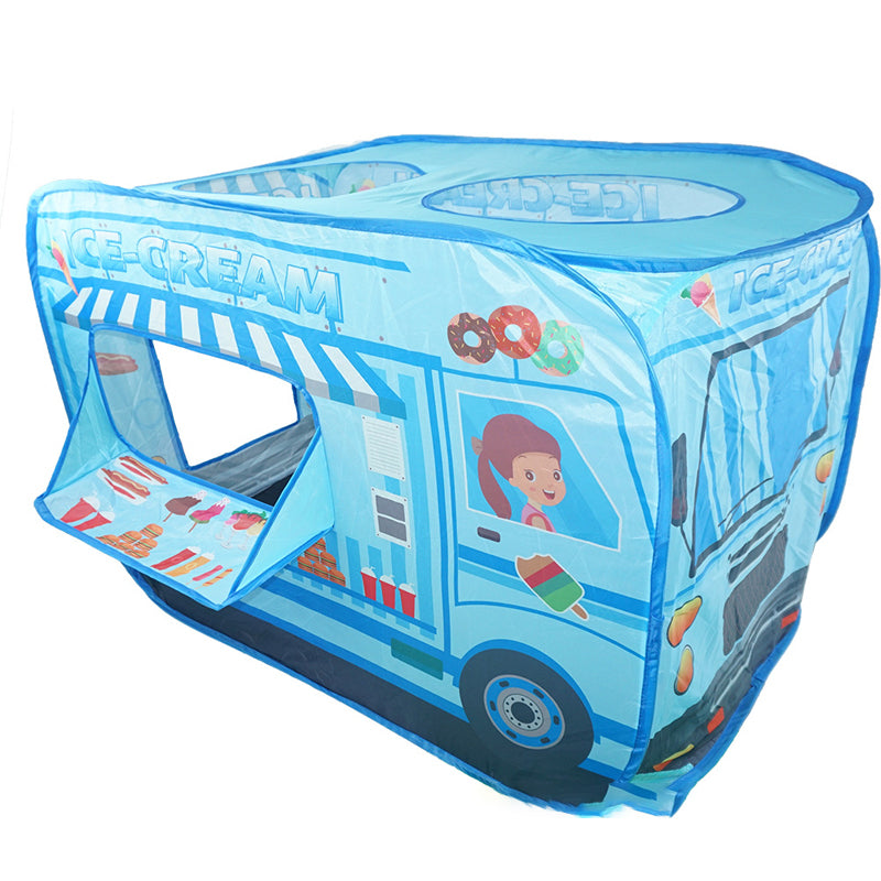 LittleRider | Pop-up speeltent – Schoolbusontwerp, draagbaar speelhuis