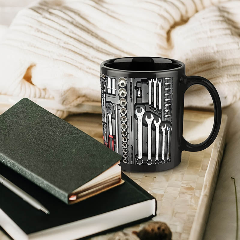 Mugineer | 3D Toolbox koffiemokkenset - Creatieve mokken met mechanisch ontwerp voor ingenieurs