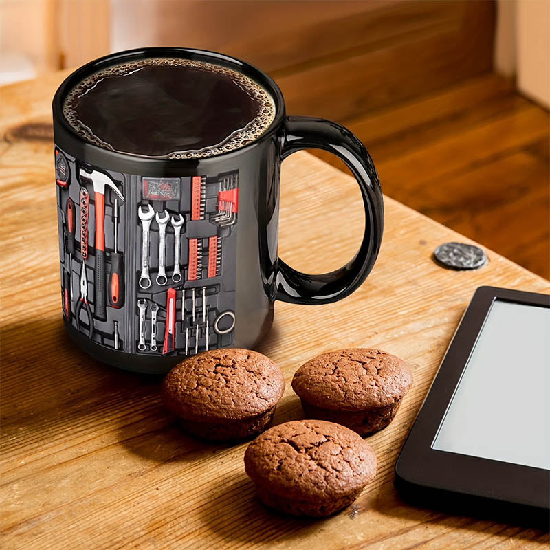 Mugineer | 3D Toolbox koffiemokkenset - Creatieve mokken met mechanisch ontwerp voor ingenieurs