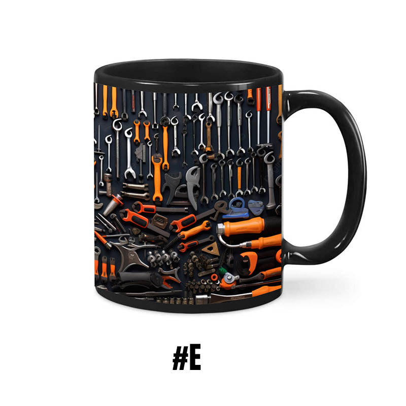 Mugineer | 3D Toolbox koffiemokkenset - Creatieve mokken met mechanisch ontwerp voor ingenieurs