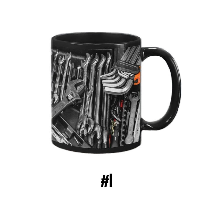 Mugineer | 3D Toolbox koffiemokkenset - Creatieve mokken met mechanisch ontwerp voor ingenieurs