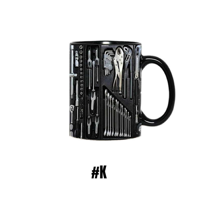 Mugineer | 3D Toolbox koffiemokkenset - Creatieve mokken met mechanisch ontwerp voor ingenieurs