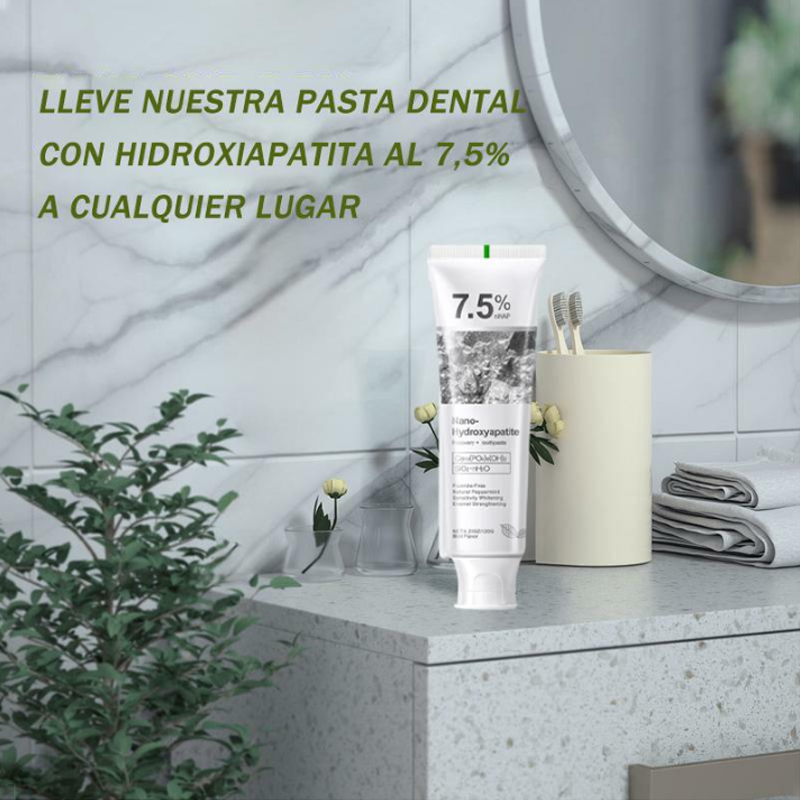 EnamelGlow | Hydroxyapatite Tandpasta – Pijnvrij Witten, Glazuurherstel, Fluoridevrij & SLS-vrij