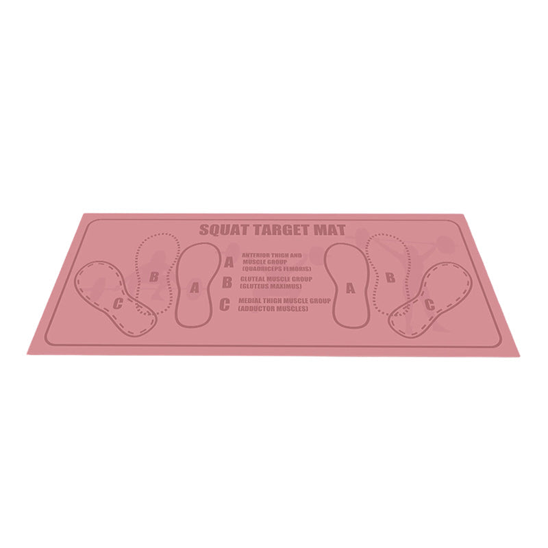 TargetMat | Antislip squatmatt van diatomeeënaarde met voetplaatsingsgids, voor gerichte spiertraining