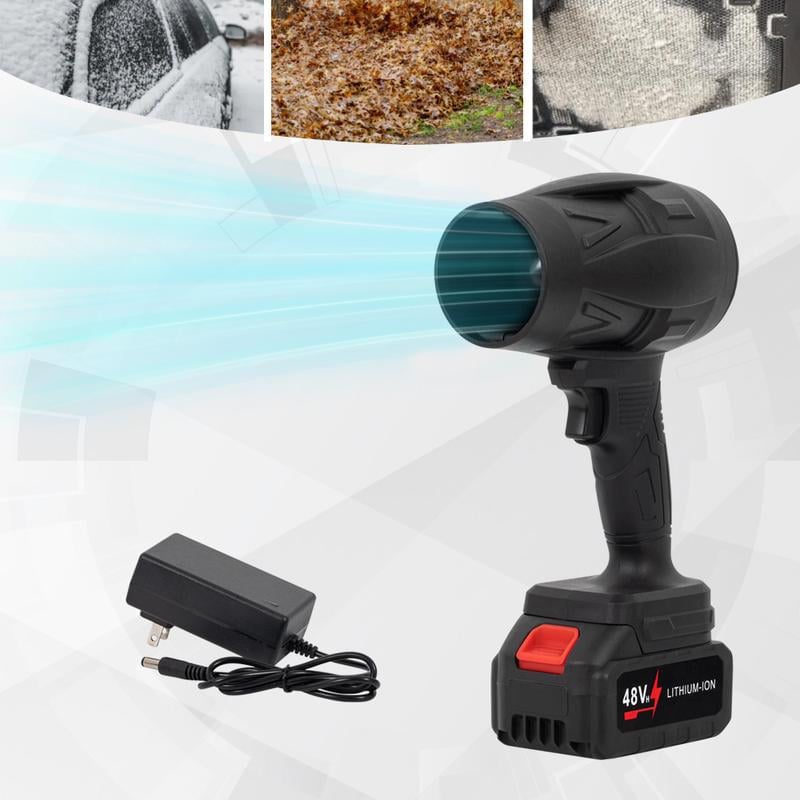 PowerBlow | Draadloze 48V turbo-handblazer – hoog vermogen, tuin- en huishoudelijke reiniging