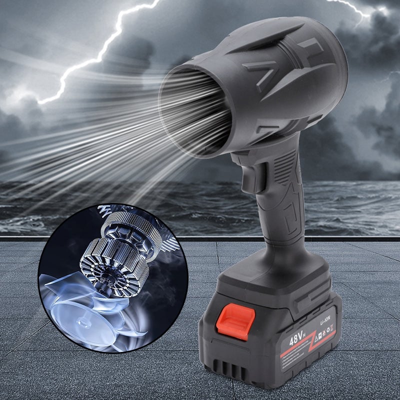 PowerBlow | Draadloze 48V turbo-handblazer – hoog vermogen, tuin- en huishoudelijke reiniging