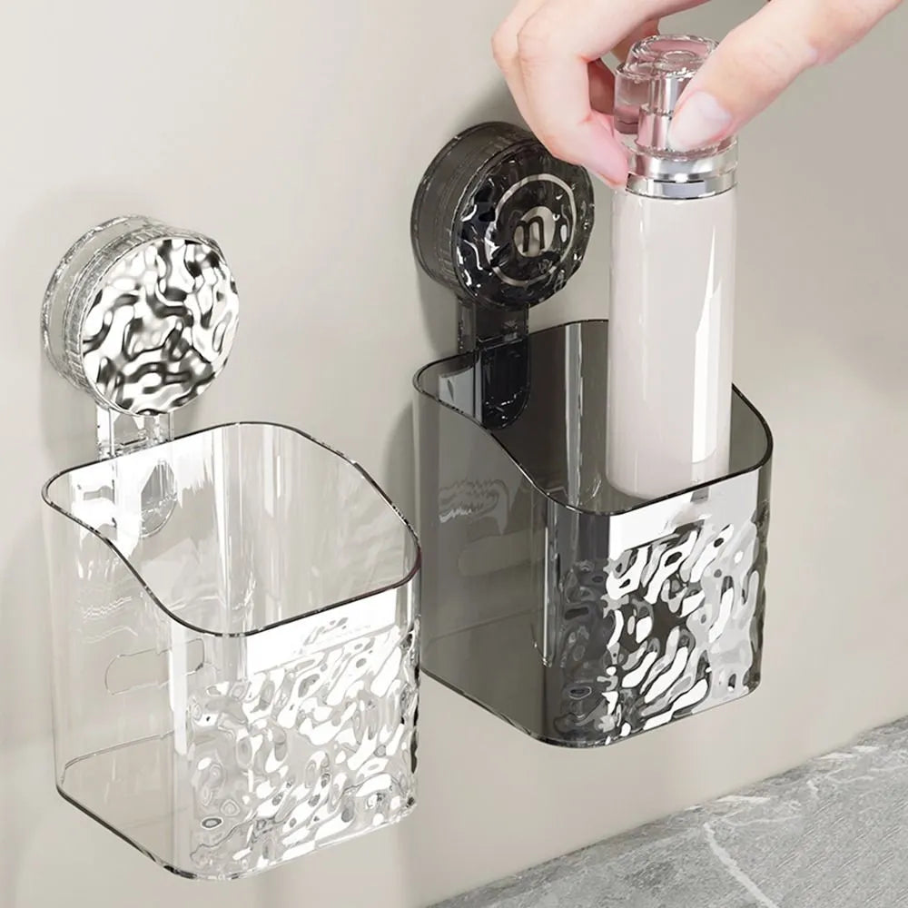 StickRack | Badkamerplank zonder boren – Acryl douche-organizer