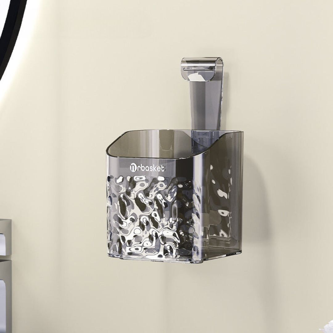 StickRack | Badkamerplank zonder boren – Acryl douche-organizer