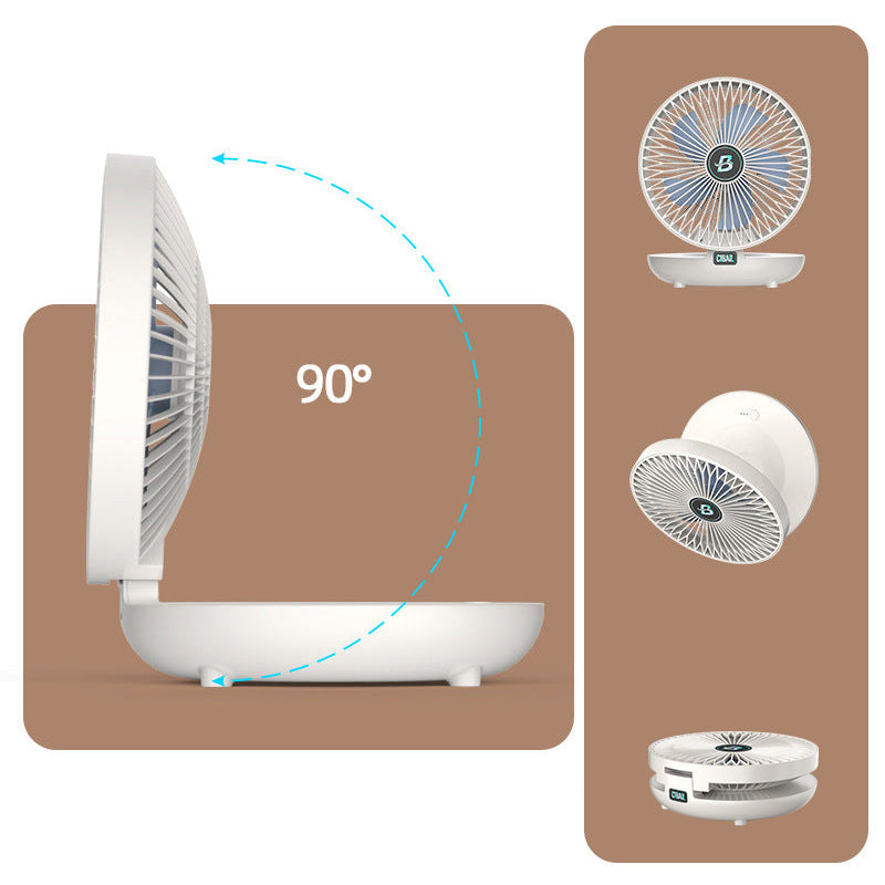 FlipAir | Opvouwbare ventilator - draagbaar, wandmodel & tafelmodel, ideaal voor op reis en thuis