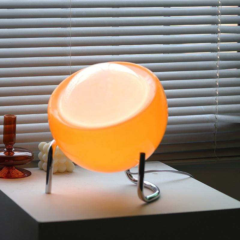Lampora | Retro Dome Table Lamp - Vintage Indoor Lighting - Bauhaus Style, Medieval-Inspired