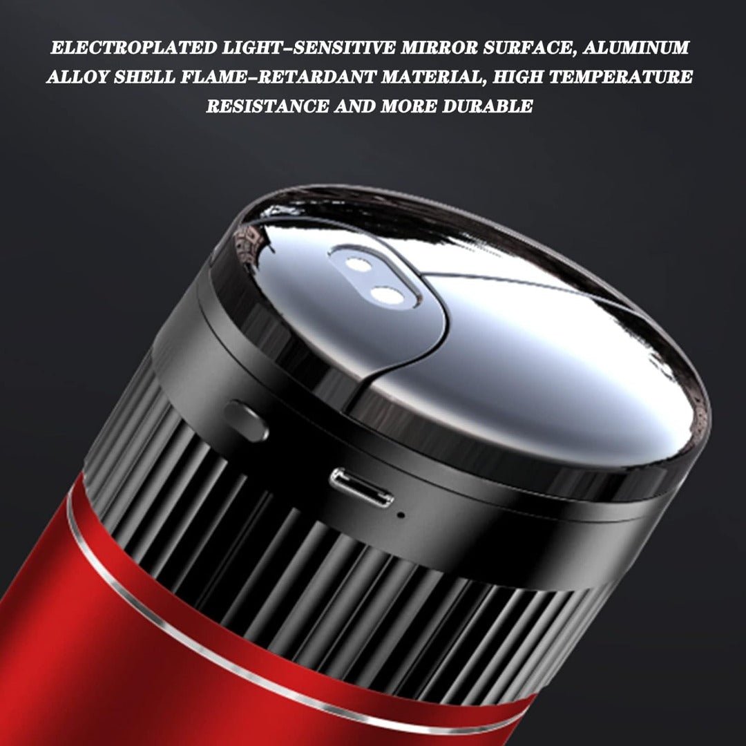 SmartFume | Tech Asbak – Slimme aanraakdetectie, LED-sensor, rookvrij en modern ontwerp