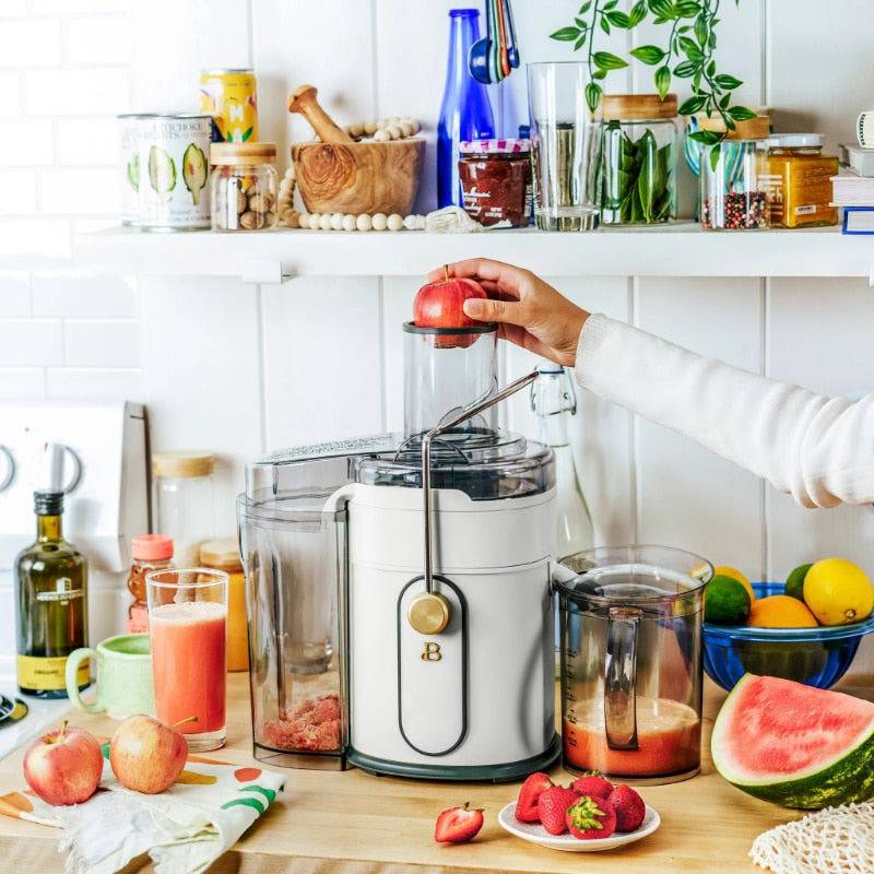 VitaPress | 5-standen 1000W sapcentrifuge met touchscreen – Elektrische koude pers voor fruit en groenten
