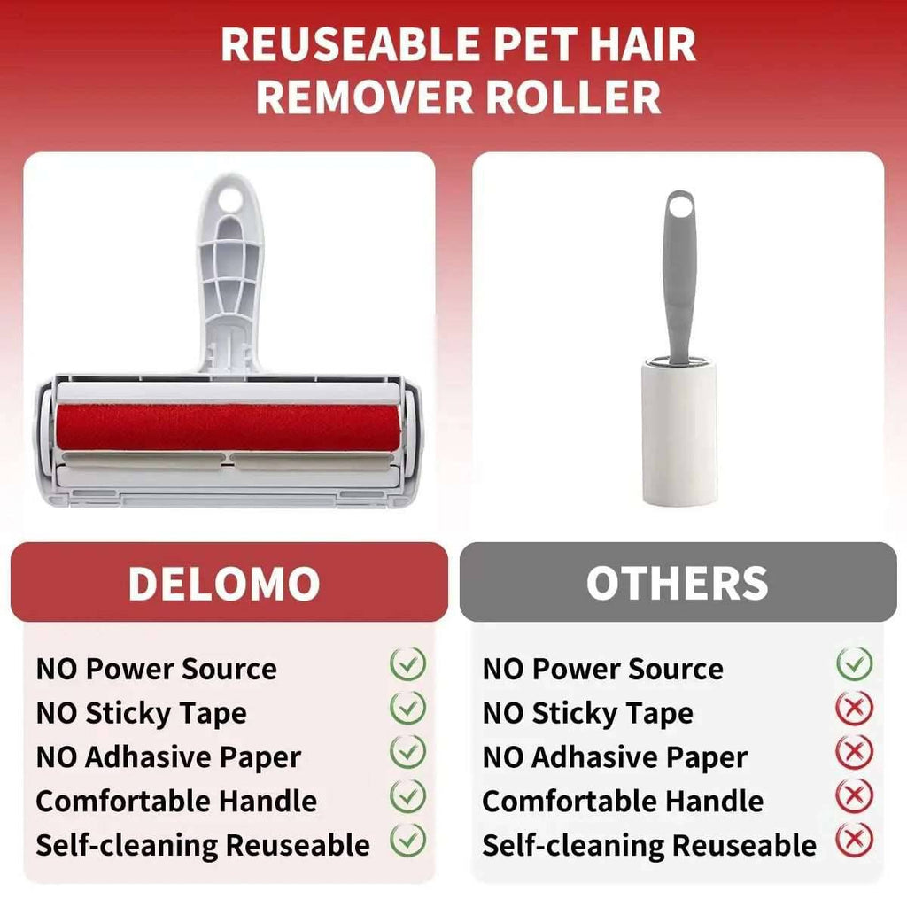 PetSwipe | Herbruikbare rol voor het verwijderen van dierenharen – Reiniger voor meubels, bekleding en kleding