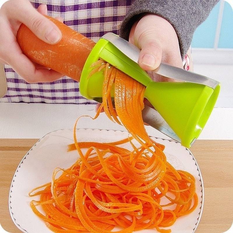 ZestiCut | Handheld groentespiralisator en -snijder – Twister-snijder voor zoodles