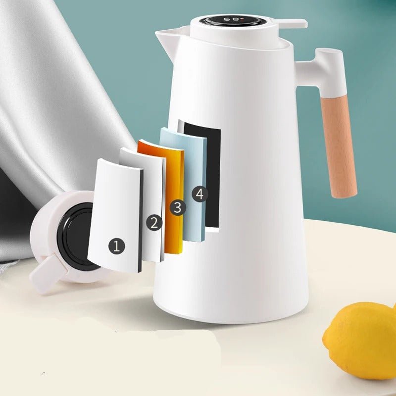 ThermaCarafe | Geïsoleerde vacuümkan met digitaal temperatuurdisplay – thermoskan