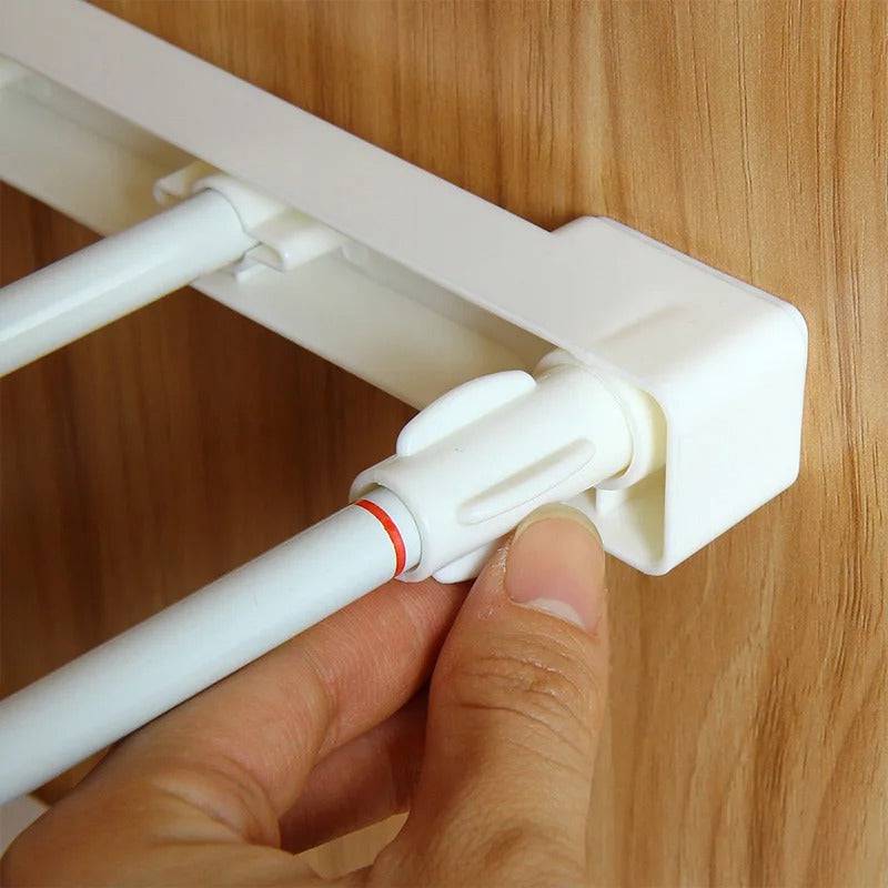 Cabinex | Verstelbaar rek met verdelers – Uitschuifbare kast & kledingkastorganizer voor kleding, schoenen en opslag