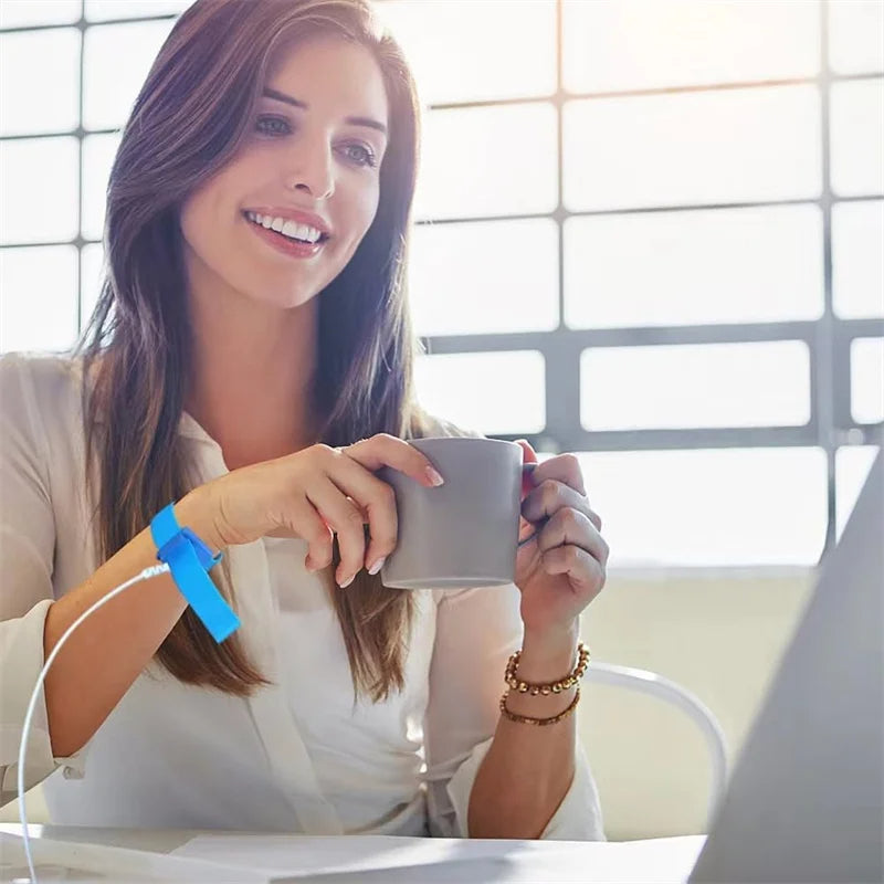 ZenLink | Aardingsmat met polsband – Verbeter uw slaap, verminder stress en ondersteun ontstekingsremming