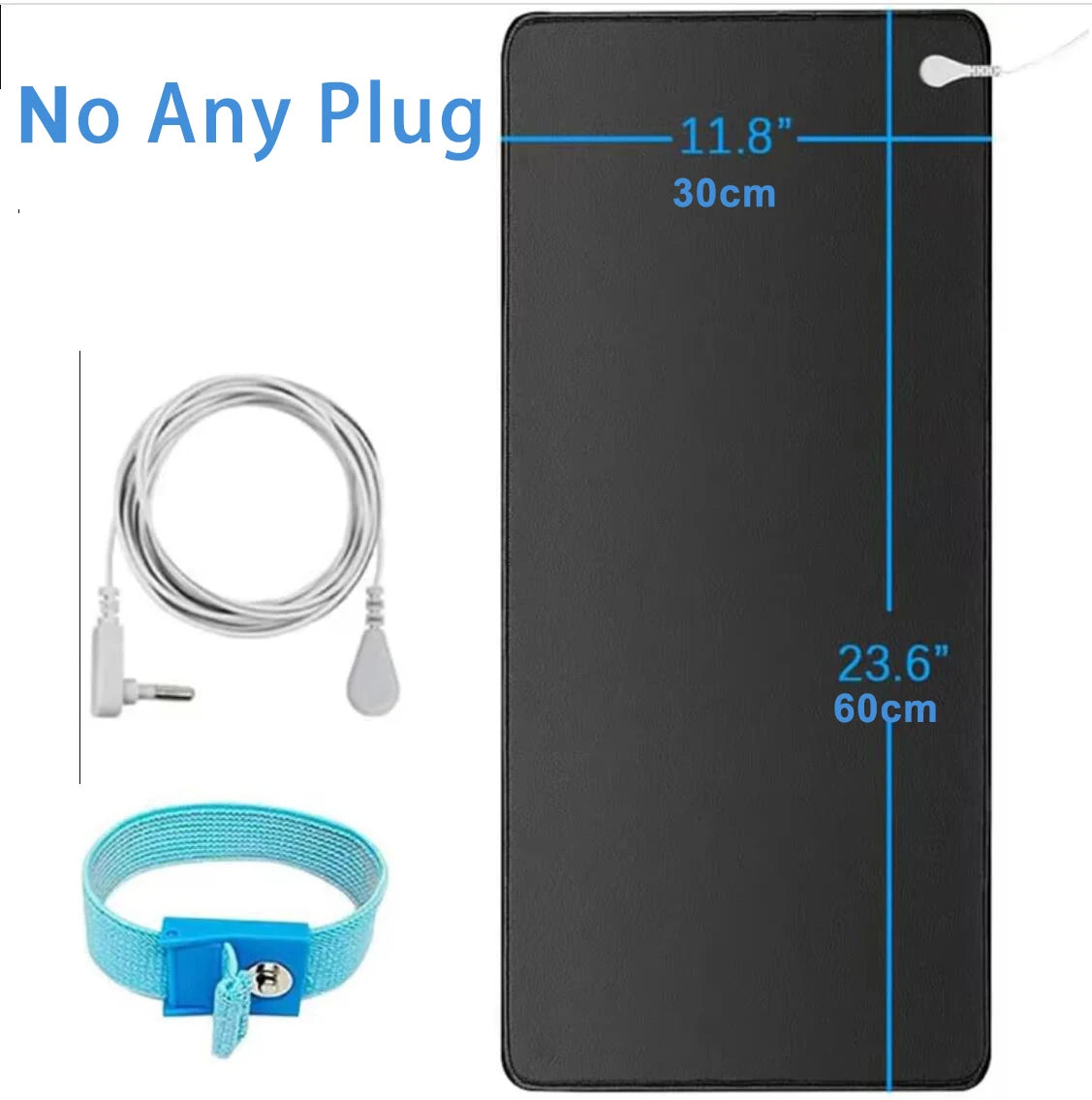 ZenLink | Aardingsmat met polsband – Verbeter uw slaap, verminder stress en ondersteun ontstekingsremming