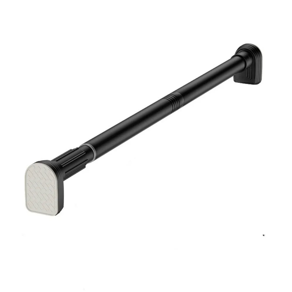 ZenRod | Verstelbare roestvrijstalen douchegordijnstang – telescopisch, zonder boren, voor het drogen van kleding