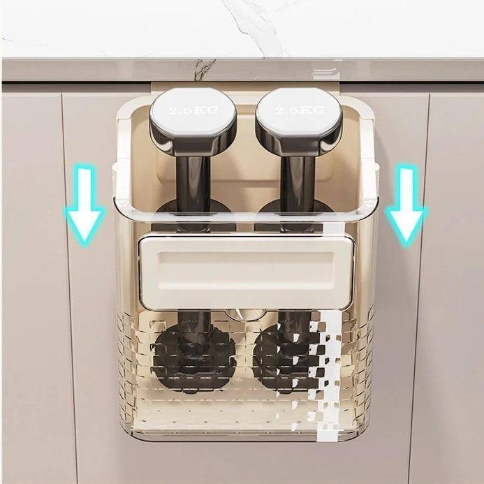 ClipBin | Opvouwbare hangende keukenafvalbak – ruimtebesparend, multifunctioneel