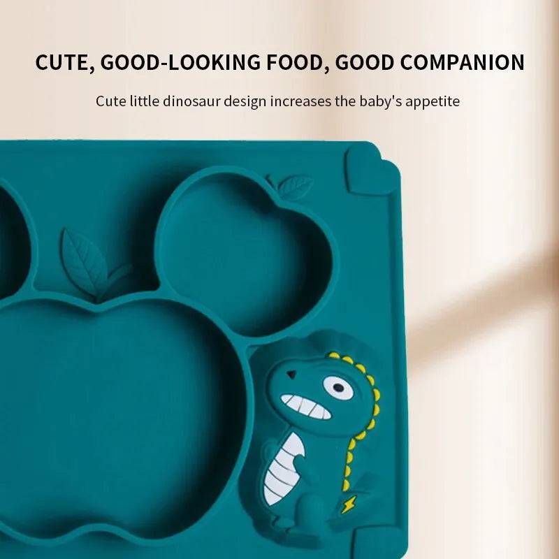SnackMate | Siliconen babybordje met zuignap – Trainingskom voor peuters en kleuters