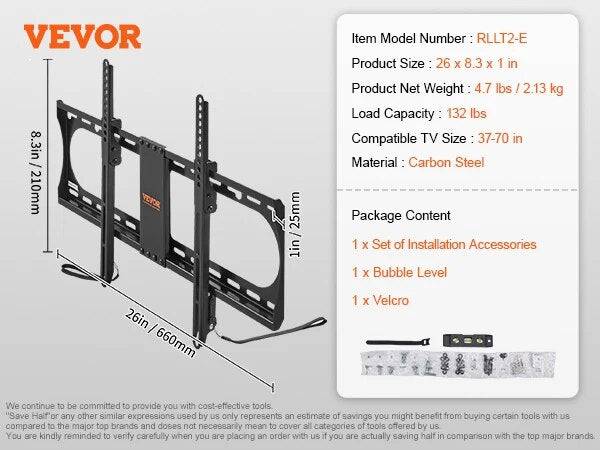 TVPivot | Full Motion TV-wandbeugel 26-90 inch – Draaibaar, kantelbaar, uitschuifbare scharnierende armen