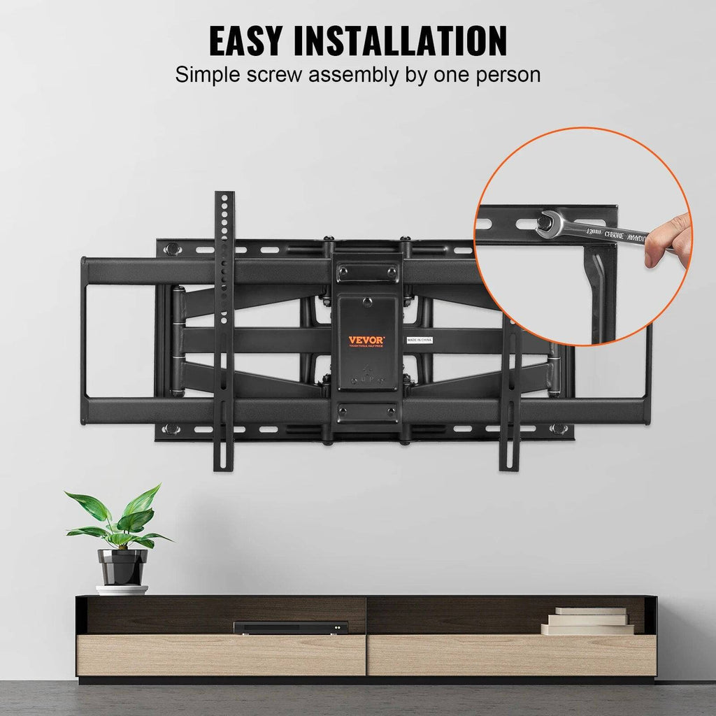 TVPivot | Full Motion TV-wandbeugel 26-90 inch – Draaibaar, kantelbaar, uitschuifbare scharnierende armen