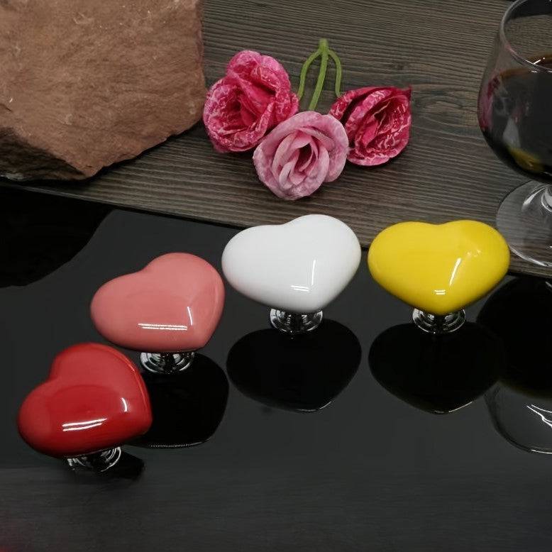Heartique | Romantische hartvormige toiletspoelknop – stijlvolle upgrade voor uw badkamer, eenvoudig te installeren decoratief accessoire
