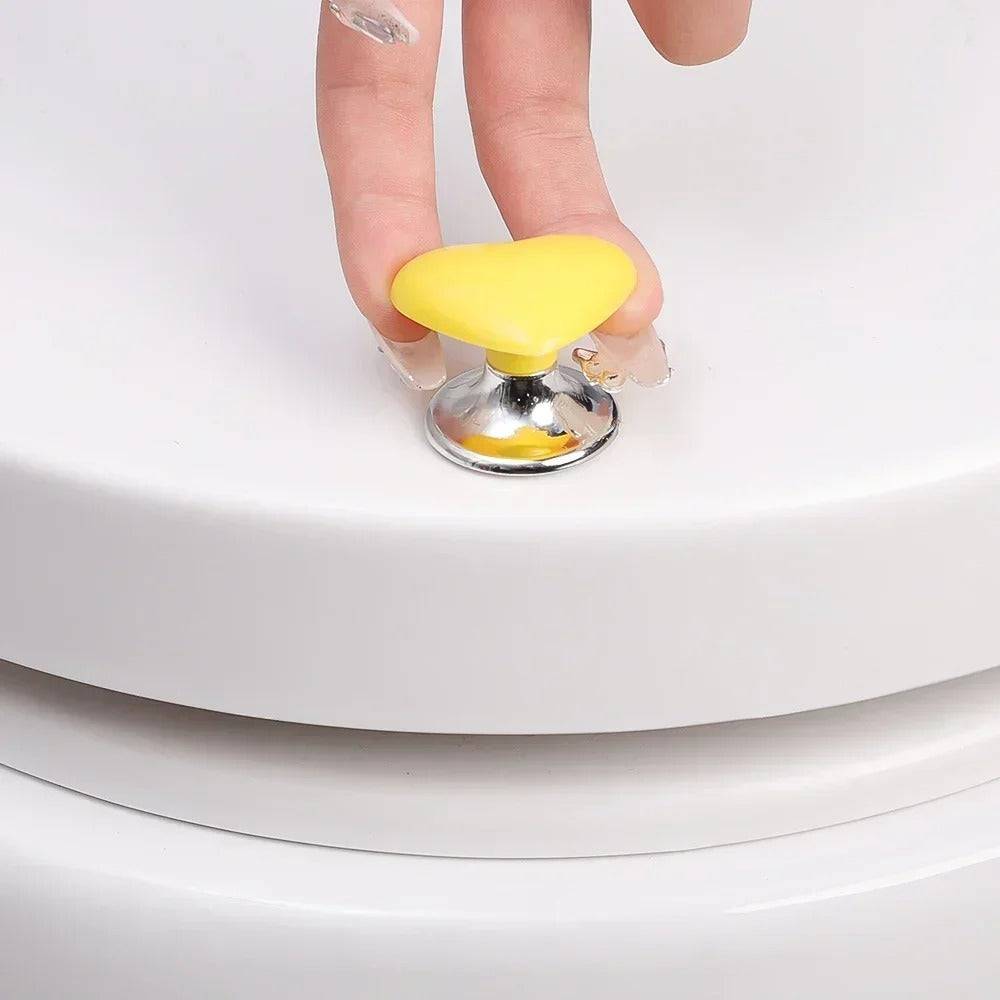 Heartique | Romantische hartvormige toiletspoelknop – stijlvolle upgrade voor uw badkamer, eenvoudig te installeren decoratief accessoire