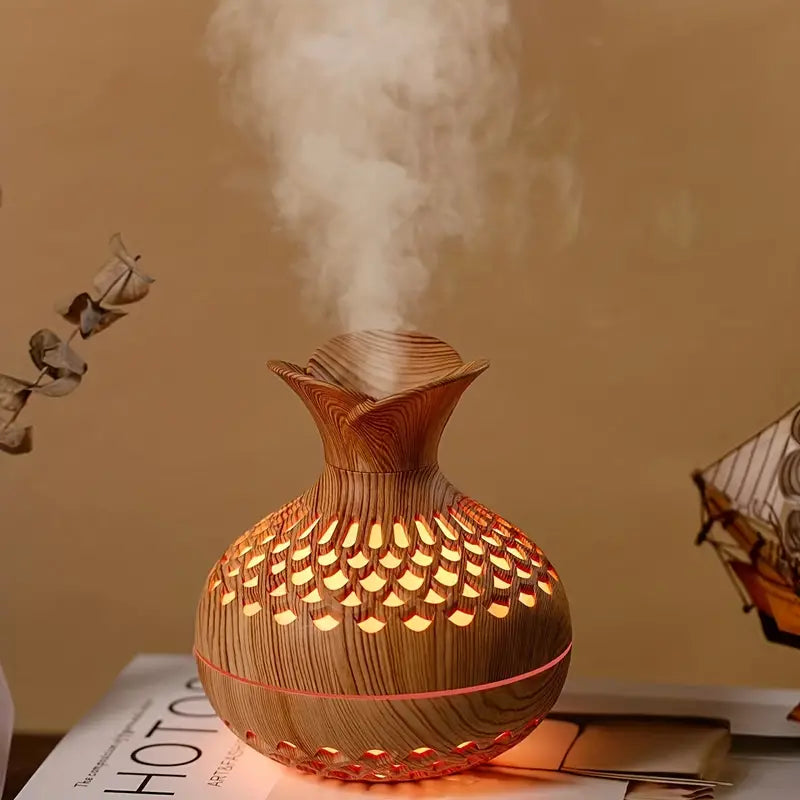 Calmiq | Strakke aromaverstuiver – Ultrasone etherische oliemist voor een ontspannen en moderne woning