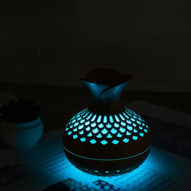 Calmiq | Strakke aromaverstuiver – Ultrasone etherische oliemist voor een ontspannen en moderne woning
