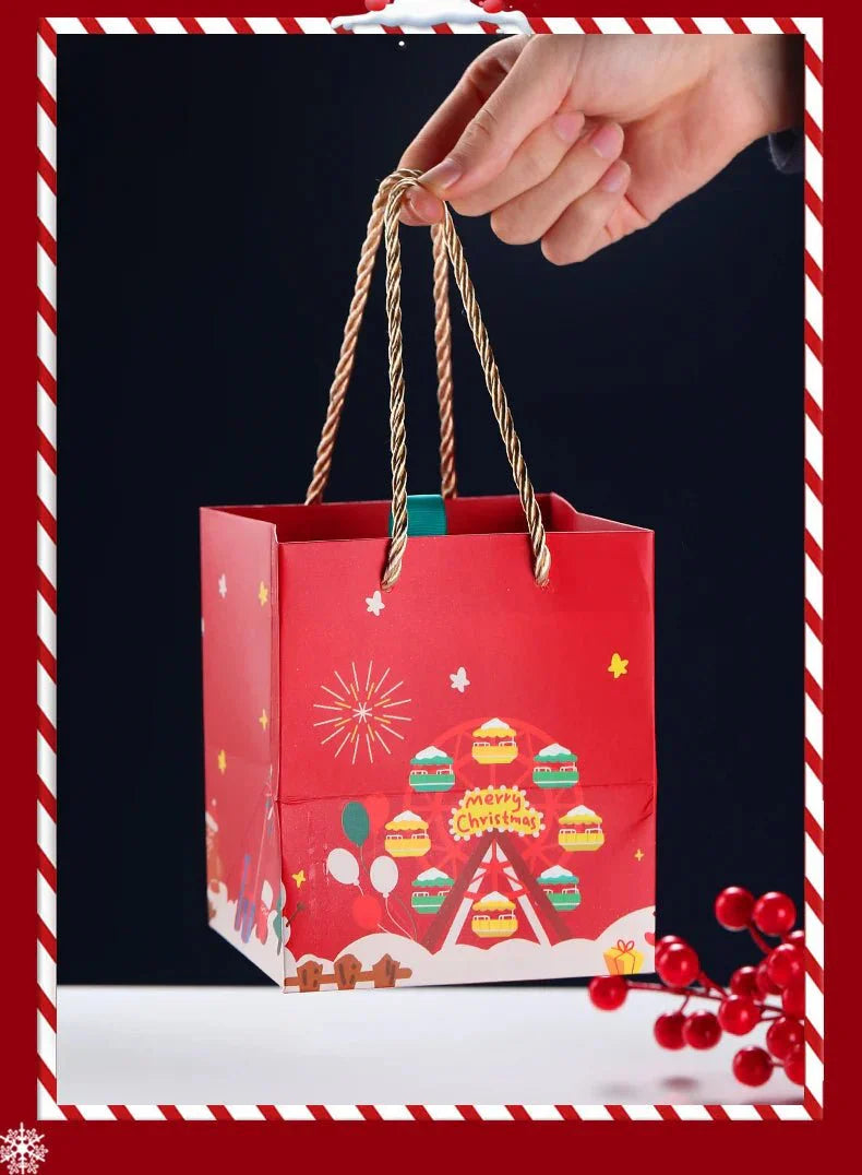 TwinkleCup | Feestelijke transparante glazen mok – Perfect voor kerstdrankjes en cadeauverpakkingen