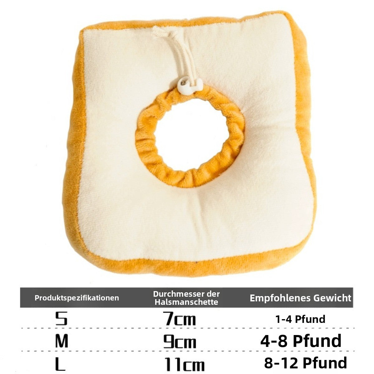 CircleCare | Zachte cirkelvormige halsband voor huisdieren – Anti-likhoofddeksel voor honden en katten