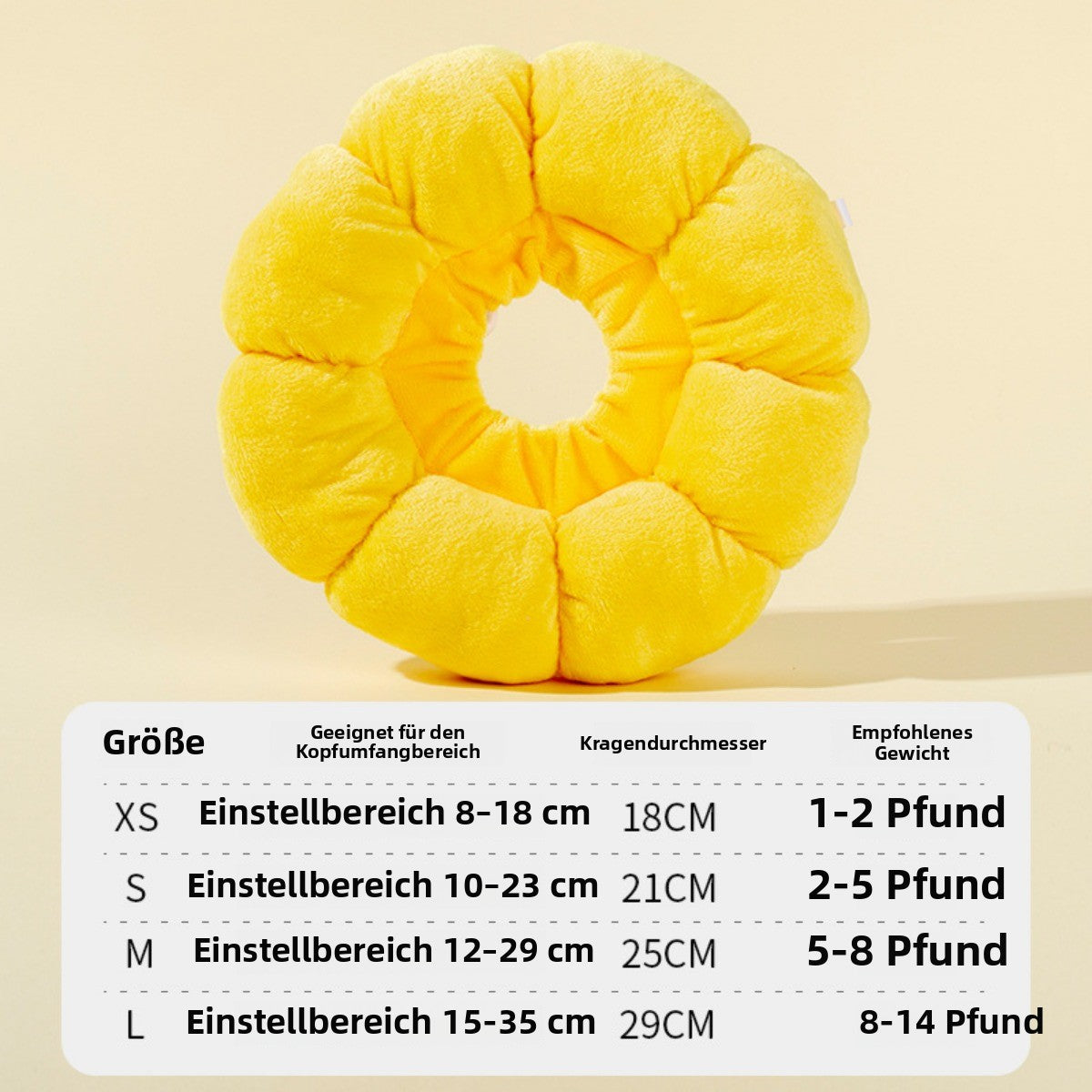 CircleCare | Zachte cirkelvormige halsband voor huisdieren – Anti-likhoofddeksel voor honden en katten