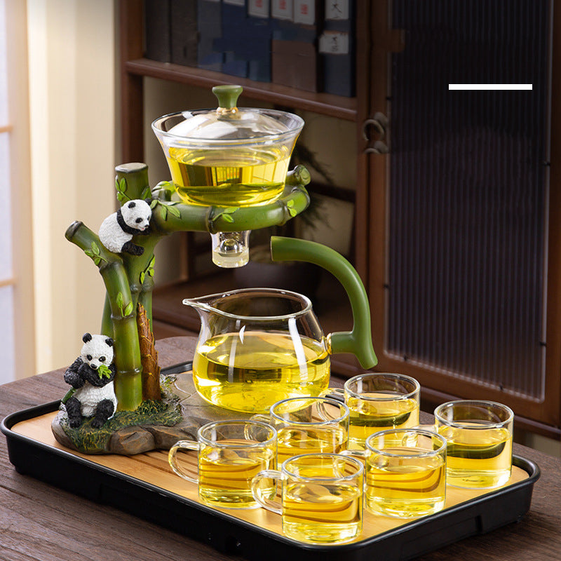 BrewBao | Panda Theepot Set - Keramische Grillige Theeset met Kopjes - Ideaal voor Theeliefhebbers & Geschenken