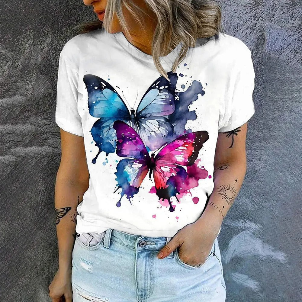 Zuri | T-shirt met korte mouwen voor dames – loszittend, ademend, casual zomertopje