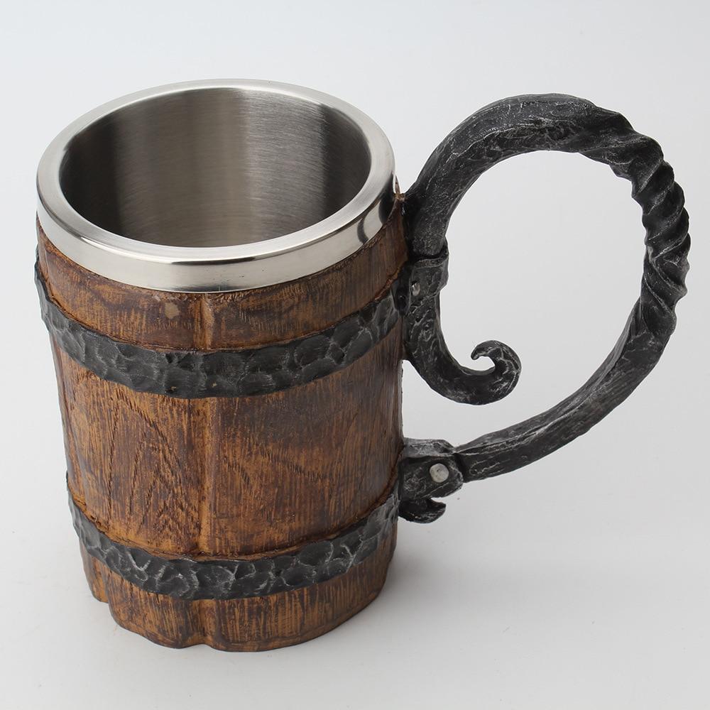 FjordMug | Viking Tavern-mok – Dubbelwandige Noorse drinkbeker van 650 ml