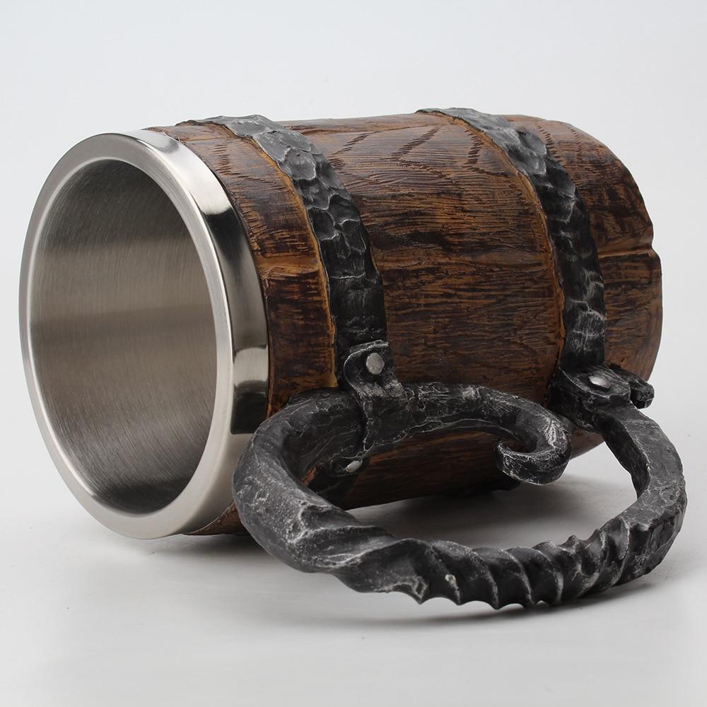 FjordMug | Viking Tavern-mok – Dubbelwandige Noorse drinkbeker van 650 ml
