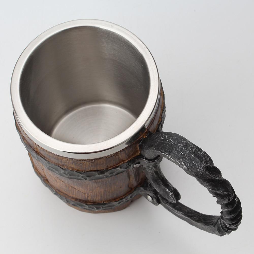 FjordMug | Viking Tavern-mok – Dubbelwandige Noorse drinkbeker van 650 ml