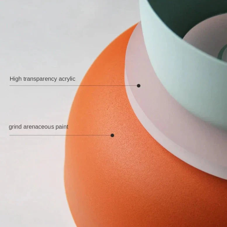MeloGlow | Scandinavische Pastel Hanglamp - Moderne Opknoping Lichtarmatuur voor thuisdecoratie