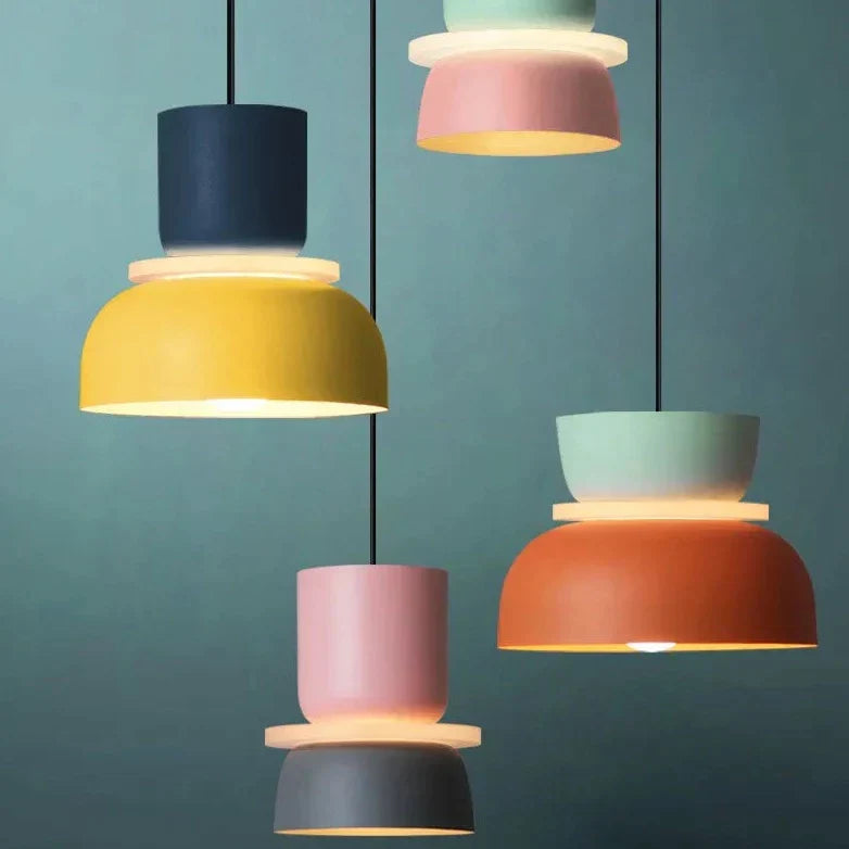 MeloGlow | Scandinavische Pastel Hanglamp - Moderne Opknoping Lichtarmatuur voor thuisdecoratie